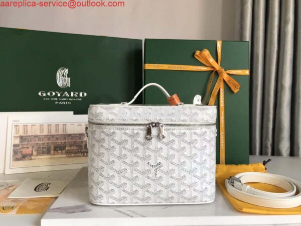 Replica Goyard MUSEVAPMLTY01CL03P Muse Vanity Case PM Bag White 3