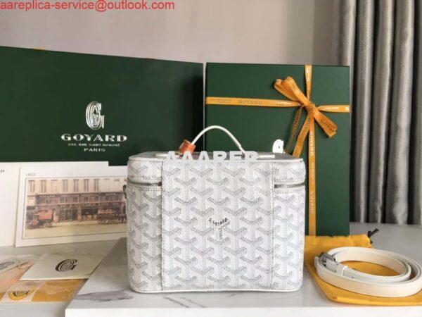 Replica Goyard MUSEVAPMLTY01CL03P Muse Vanity Case PM Bag White 5