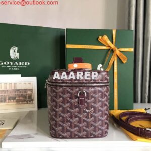 Replica Goyard MUSEVAPMLTY01CL03P Muse Vanity Case PM Bag Wine Red 2