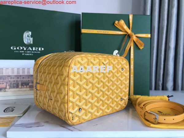 Replica Goyard MUSEVAPMLTY01CL03P Muse Vanity Case PM Bag Yellow 5