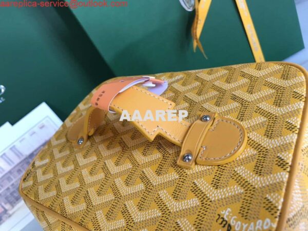 Replica Goyard MUSEVAPMLTY01CL03P Muse Vanity Case PM Bag Yellow 6