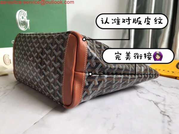 Replica Goyard PMLTY09CL09P Artois PM Bag Brown Black 6