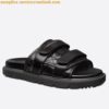 Replica DIor Dio(r)evolution Slides Sandals In White Cannage Calfskin 2