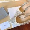 Replica Dior J'Adior Slingback Pumps 65mm In Hearts I Love Cotton 2