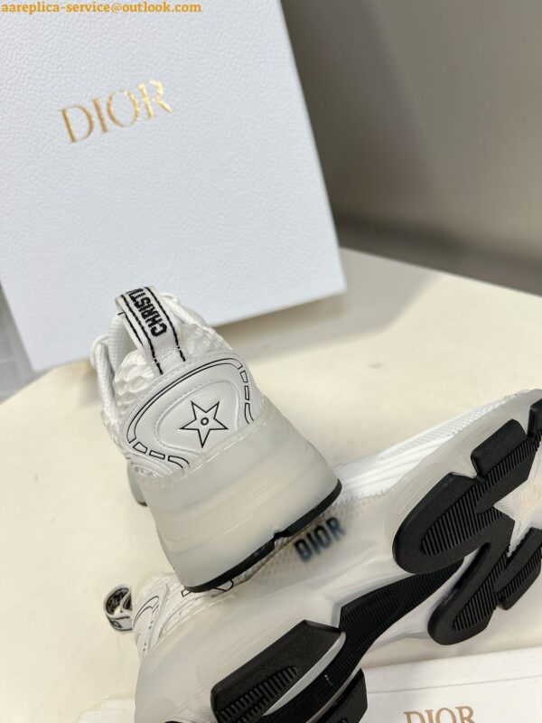 Replica Dior Vibe Sneakers in White Technical Fabric and Mesh 9