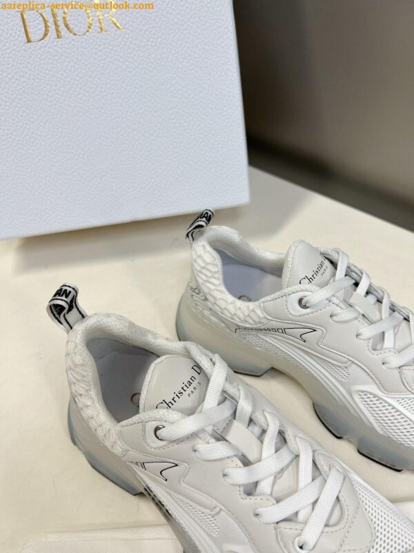 Replica Dior Vibe Sneakers in White Technical Fabric and Mesh 9