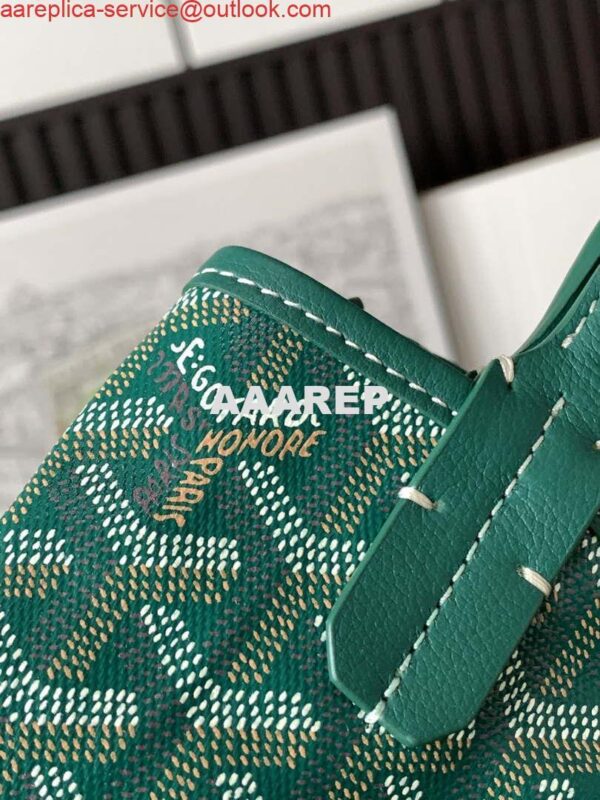 Replica Goyard POICLAPMLTY11CL61P Poitiers Claire Voie Bag Green 7