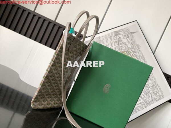 Replica Goyard POICLAPMLTY11CL61P Poitiers Claire Voie Bag Green &Gray 2