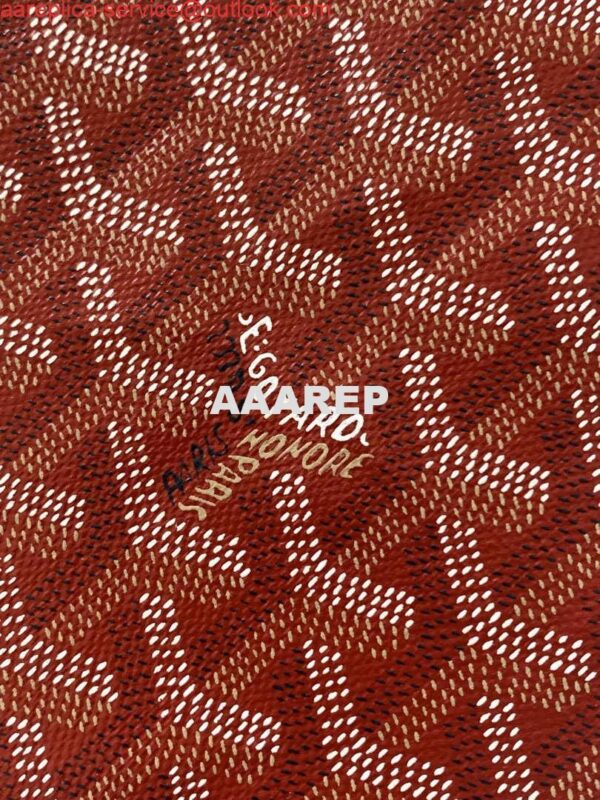 Replica Goyard POICLAPMLTY11CL61P Poitiers Claire Voie Bag Red 5