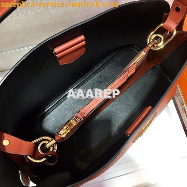 Replica Prada Matinée Handbag 1BA249 Caramel 6