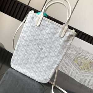 Replica Goyard POICLAPMLTY11CL61P Poitiers Claire Voie Bag White