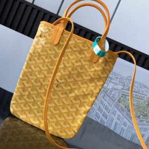 Replica Goyard POICLAPMLTY11CL61P Poitiers Claire Voie Bag Yellow 2