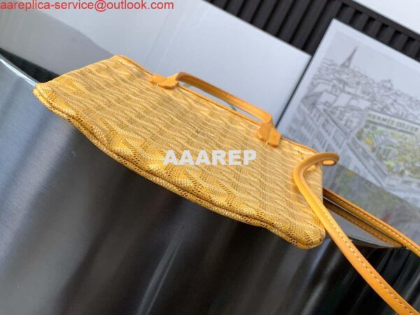 Replica Goyard POICLAPMLTY11CL61P Poitiers Claire Voie Bag Yellow 6