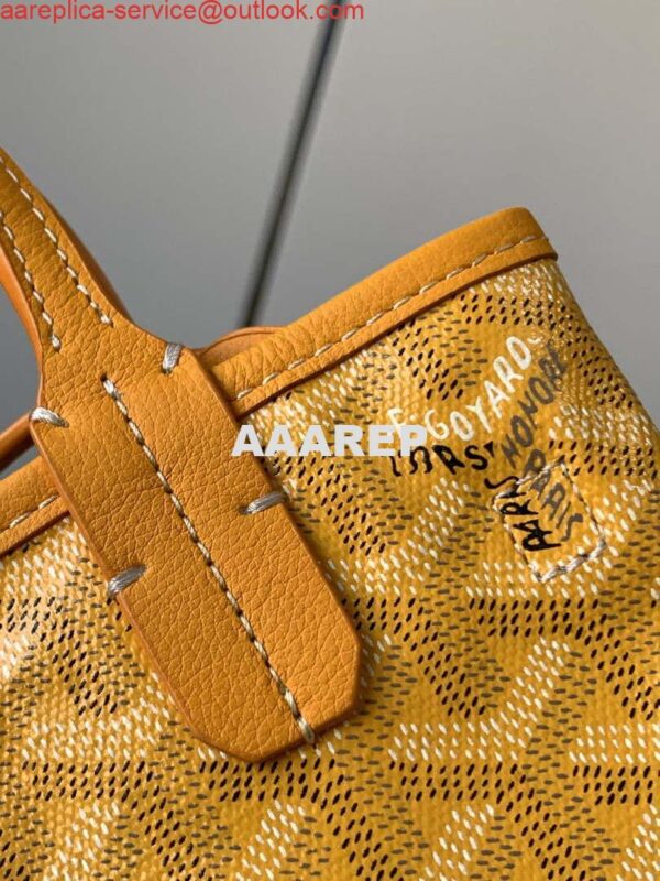 Replica Goyard POICLAPMLTY11CL61P Poitiers Claire Voie Bag Yellow 7