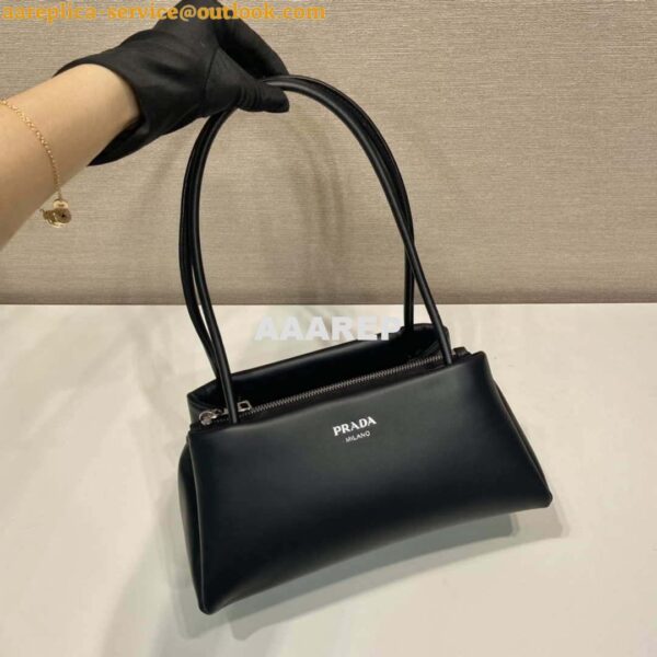 Replica Prada 1BA368 Leather mini-bag Bag Black 4