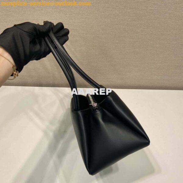 Replica Prada 1BA368 Leather mini-bag Bag Black 9