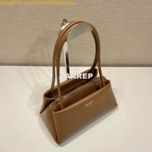 Replica Prada 1BA368 Leather mini-bag Bag Brown 2