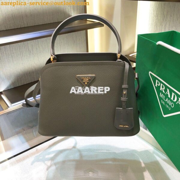 Replica Prada Matinee Mini Bag 1BA282 Grey 4