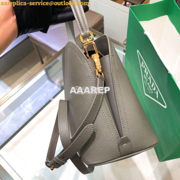 Replica Prada Matinee Mini Bag 1BA282 Grey 7