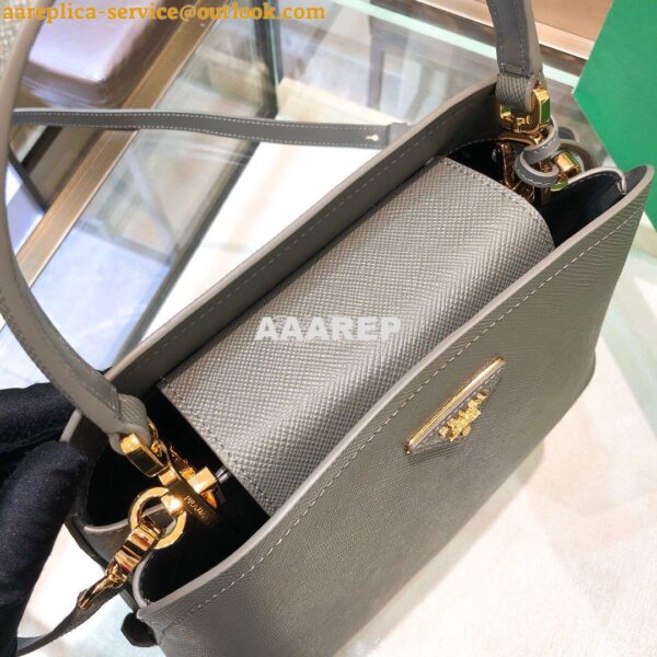 Replica Prada Matinee Mini Bag 1BA282 Grey 8