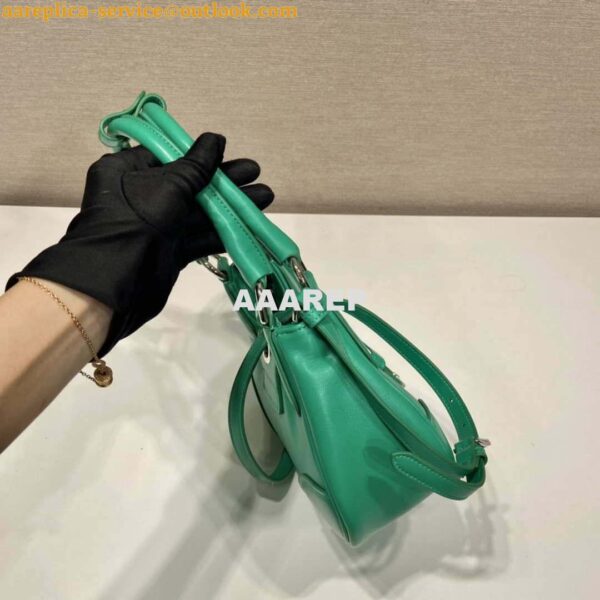 Replica Prada 1BA368 Moon padded nappa-leather bag Green 7