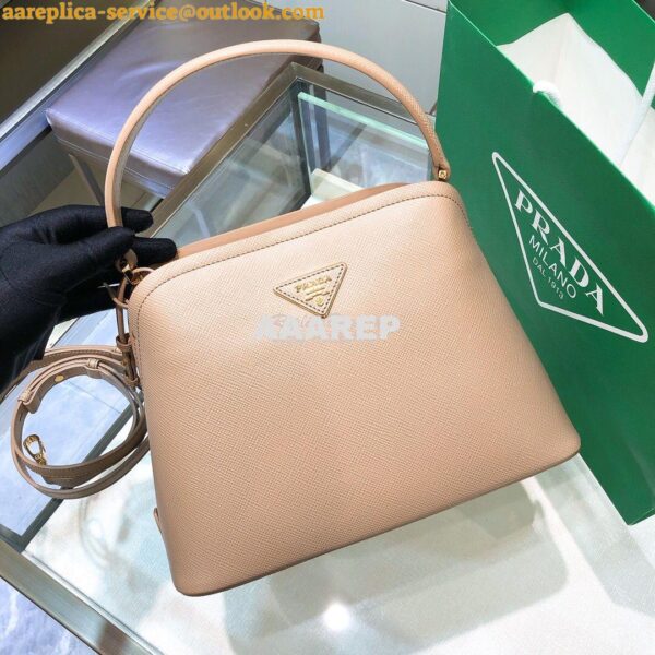 Replica Prada Matinee Mini Bag 1BA282 Nude 3