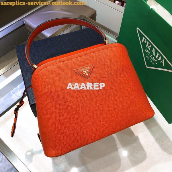 Replica Prada Matinee Mini Bag 1BA282 Orange 3