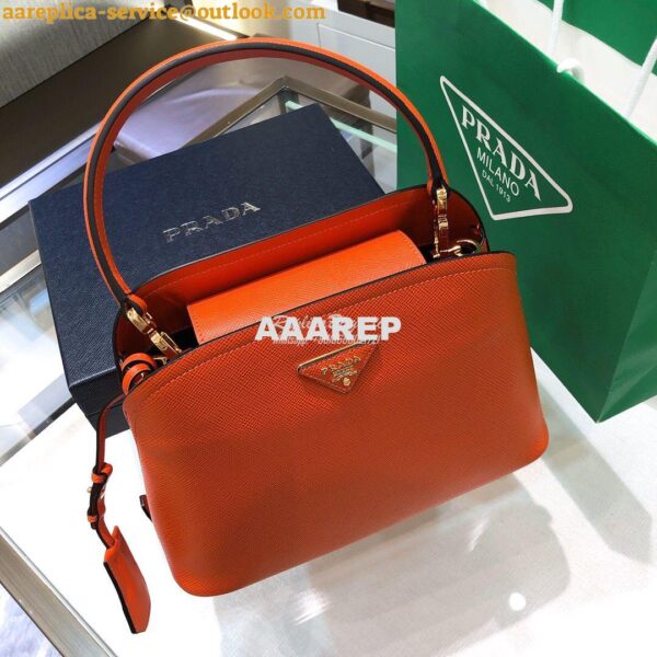 Replica Prada Matinee Mini Bag 1BA282 Orange 4