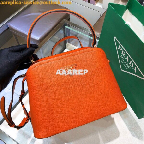 Replica Prada Matinee Mini Bag 1BA282 Orange 5