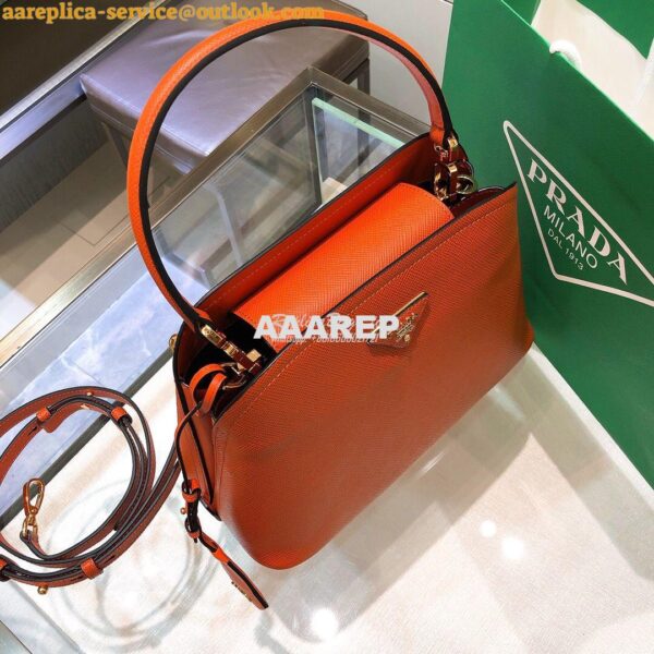 Replica Prada Matinee Mini Bag 1BA282 Orange 7