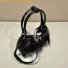 Replica Prada 1BA368 Moon padded patent leather bag White