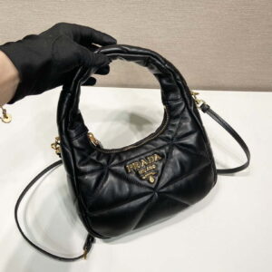 Replica Prada 1BA384 Nappa-leather mini bag with topstitching