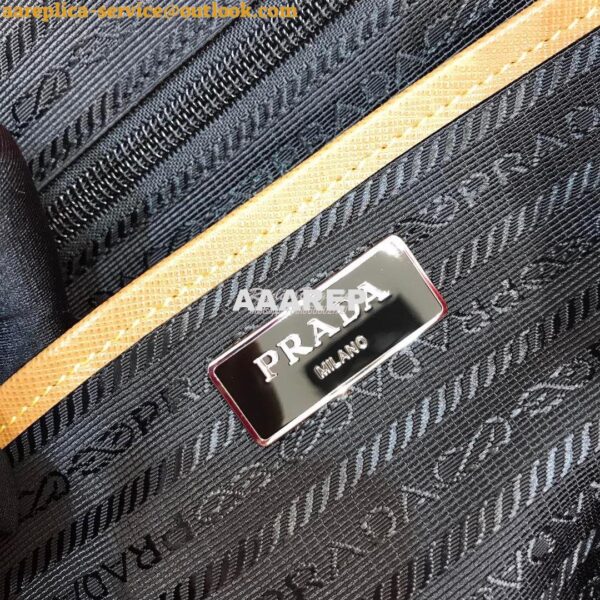 Replica Prada Nylon and Saffiano leather backpack 1BZ064 Red 11