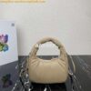 Replica Prada 1BA384 Prada Soft Padded Nappa Leather Mini Bag White 2