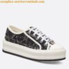 Replica Dior Walk'N'Dior Mid-top Sneakers In White Technical Knit