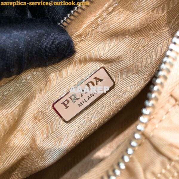 Replica Prada Nylon And Saffiano Leather Mini Bag 1NE204 Nude 11