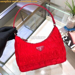 Replica Prada Nylon And Saffiano Leather Mini Bag 1NE204 Red