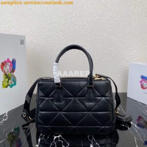 Replica Prada Small Prada Galleria Saffiano Leather bag 1BA863 Black