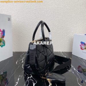 Replica Prada Small Prada Galleria Saffiano Leather bag 1BA863 Black 2