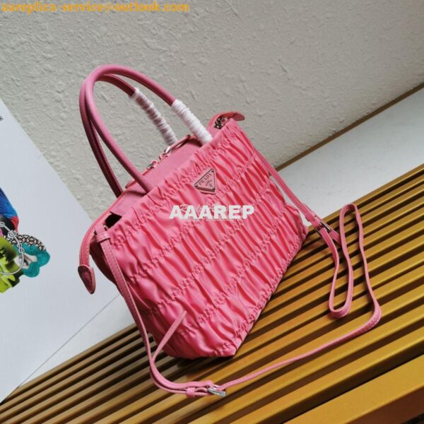 Replica Prada Nylon Tote 1BG321 Begonia Pink 4