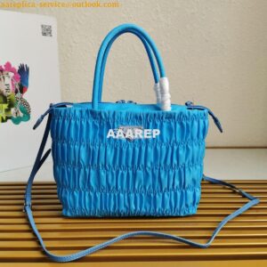 Replica Prada Nylon Tote 1BG321 Periwinkle Blue