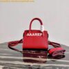 Replica Prada 1BA269 Saffiano Leather Prada Monochrome Bag Pink