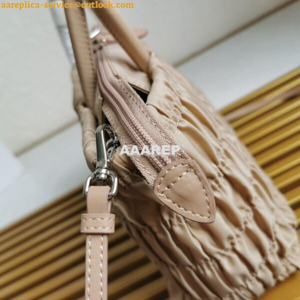 Replica Prada Nylon Tote 1BG321 Yellow 7