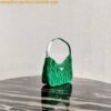 Replica Prada 1NE204 Prada Nylon and Saffiano Leather Mini Bag in Green