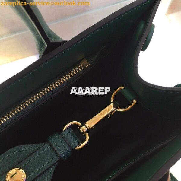 Replica Prada Monochrome Saffiano leather bag 1ba156 Green 7