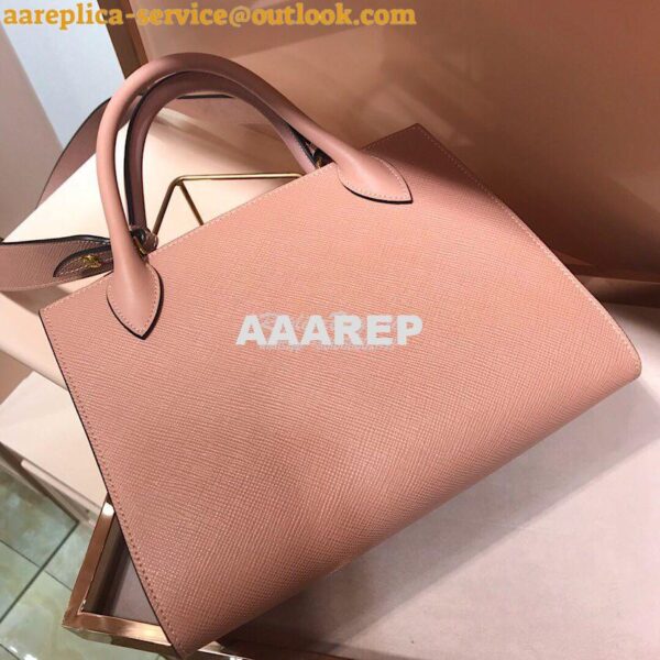 Replica Prada Monochrome Saffiano leather bag 1ba156 Powder Pink 6