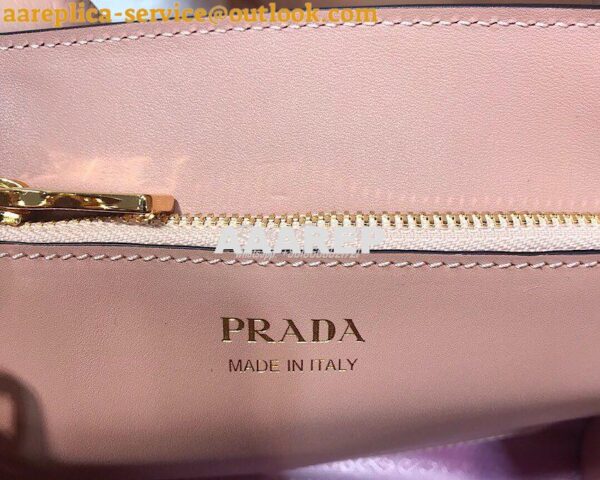 Replica Prada Monochrome Saffiano leather bag 1ba156 Powder Pink 11