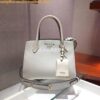 Replica Prada Monochrome Saffiano leather bag 1BD127 Beige 2