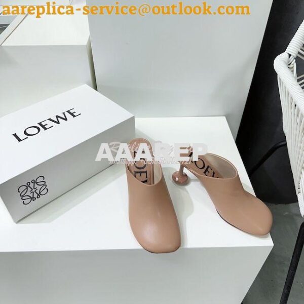Replica Loewe Toy mule in goatskin L814379 7cm 10cm 5