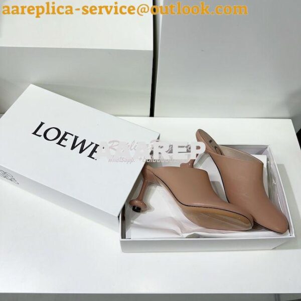 Replica Loewe Toy mule in goatskin L814379 7cm 10cm 6